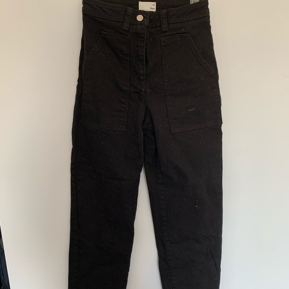 black wilfred  jeans